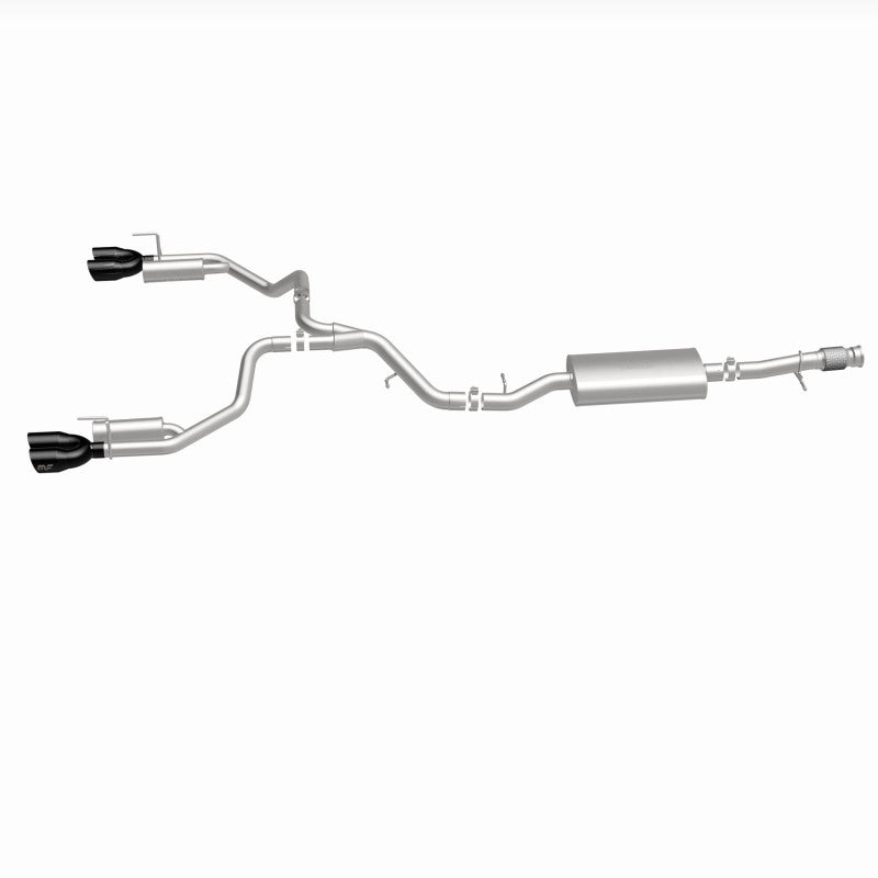 Magnaflow cat-back performance exhaust system for 2021 GMC Yukon V8 6.2L Street Series, showing muffler and piping.