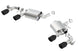 Borla axle back exhaust system for 2016-2018 Chevrolet Camaro SS, black ceramic finish with dual mode valves, dual exhaust tips