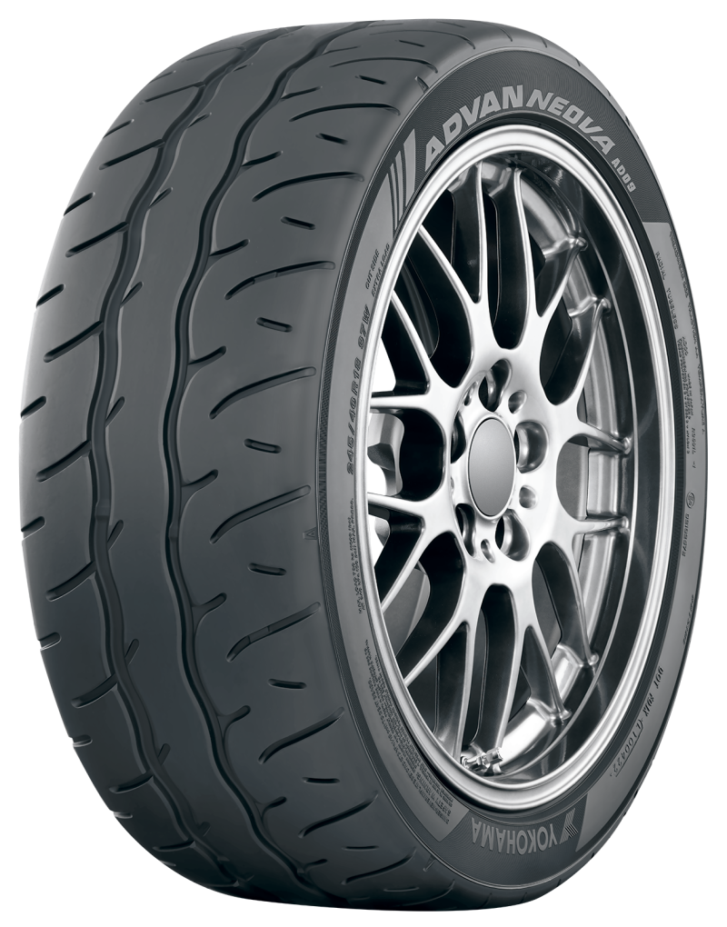Yokohama Advan Neova AD09 tire 205/50R15 86V for on-road UTV vehicles, featuring tread pattern and sidewall details.