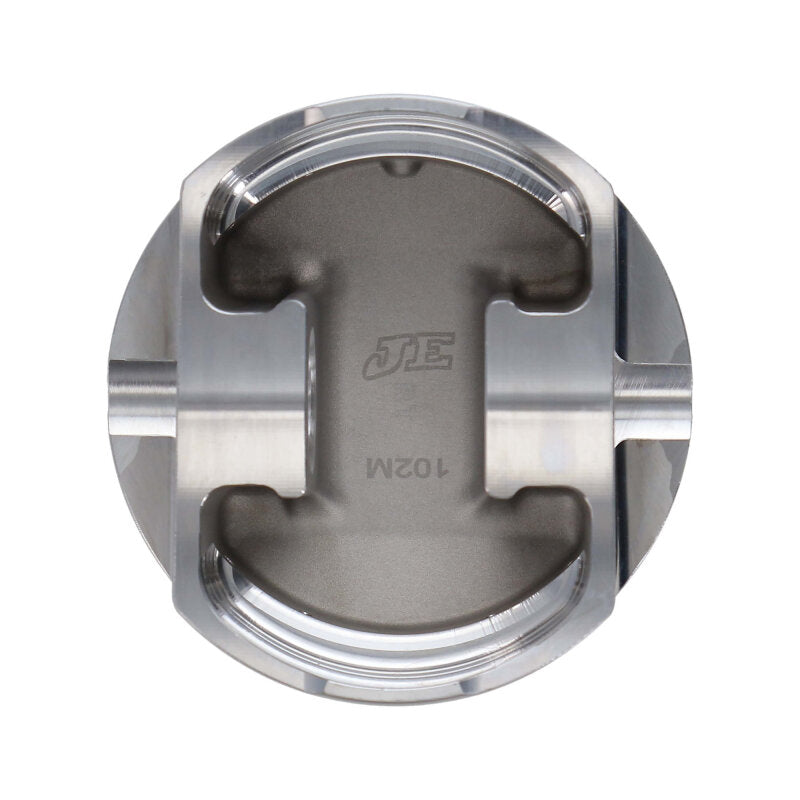 Set of 8 JE Pistons for 6.4L Hemi engine, forged piston set with 4.10-inch bore and 1.210-inch compression height.