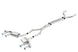 Borla 2017+ Chevy Camaro ZL1 6.2L S-Type catback exhaust with dual split rear exit, showcasing polished stainless steel pipes.