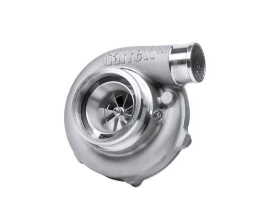 Garrett GTX3071R Gen II Super Core turbocharger assembly with turbine and compressor wheels, metal housing, and detailed components.