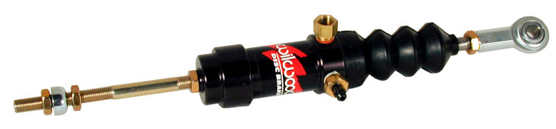 Wilwood pull-type clutch slave cylinder showing metal body and hydraulic connection for vehicle clutch system.