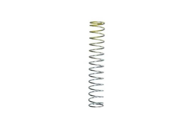 Turbosmart yellow blow off valve spring for BOV accessories, suitable for turbocharged engines and high-performance vehicles.
