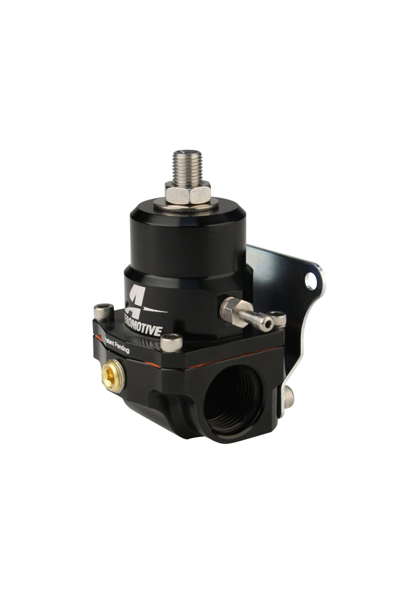 Aeromotive A1000 adjustable EFI fuel pressure regulators with -10 inlet and -6 return fittings, shown in the image.