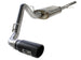 aFe MACHForce XP catback exhaust with black tip for GM Silverado/Sierra 1500 2014 V-5.3/6.2L, showcasing the exhaust system and black tip