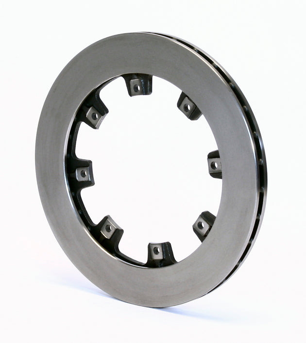 Wilwood vented iron brake rotor, 11.75 x 0.810 inches, 2-piece design, 8 on 7.00 inch bolt pattern, for automotive braking systems.