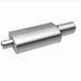 MagnaFlow stainless steel muffler with tip, 14x5x8 inches, including 2.25/4 inch inlet and outlet, for automotive exhaust systems
