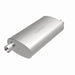 Magnaflow MagnaFlow muffler Mag SS 22x5x11 with 3x3 outlet, showing the stainless steel construction and inlet/outlet design.