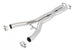 Borla 2014 Chevy Corvette Stingray X-Pipes, smog legal cut and clamp, metal exhaust components with fasteners and flanges