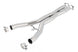 Borla 2014 Chevy Corvette Stingray X-Pipes, smog legal cut and clamp, metal exhaust components with fasteners and flanges