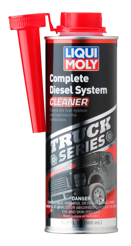LIQUI MOLY Truck Series Complete Diesel System Cleaner additive in 500mL bottle for diesel engine maintenance.