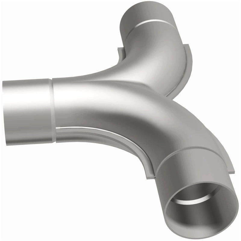 MagnaFlow 2.50-inch stainless steel smooth transition T connecting pipe with 90/90 degree bends for exhaust systems