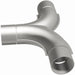 MagnaFlow 2.50-inch stainless steel smooth transition T connecting pipe with 90/90 degree bends for exhaust systems