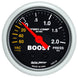 AutoMeter Sport-Comp 52mm mechanical boost gauge with 60cm hose and -2.0 bar pressure measurement, displayed on a white background.