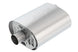 Borla CrateMuffler for Ford Coyote 5.0L with 2.5-inch offset/center inlet, 12x6x10.34-inch muffler, automotive exhaust part