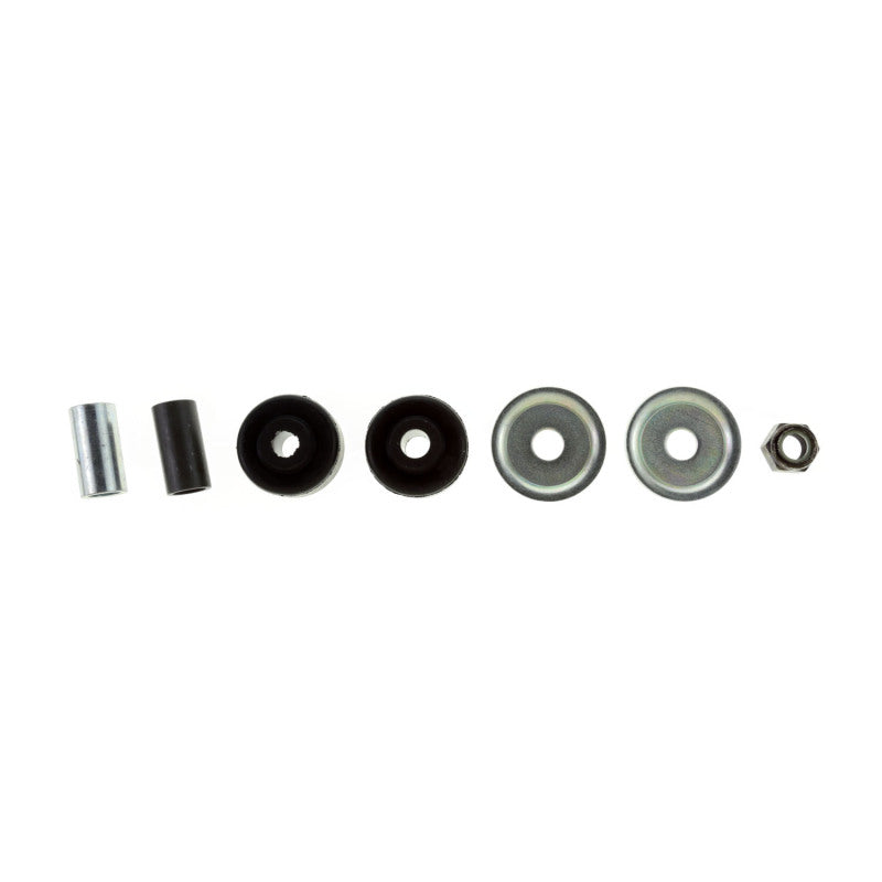 Bilstein 5125 Series KBOA lifted truck shock absorber showing black metal body and mounting components for off-road vehicle suspension.