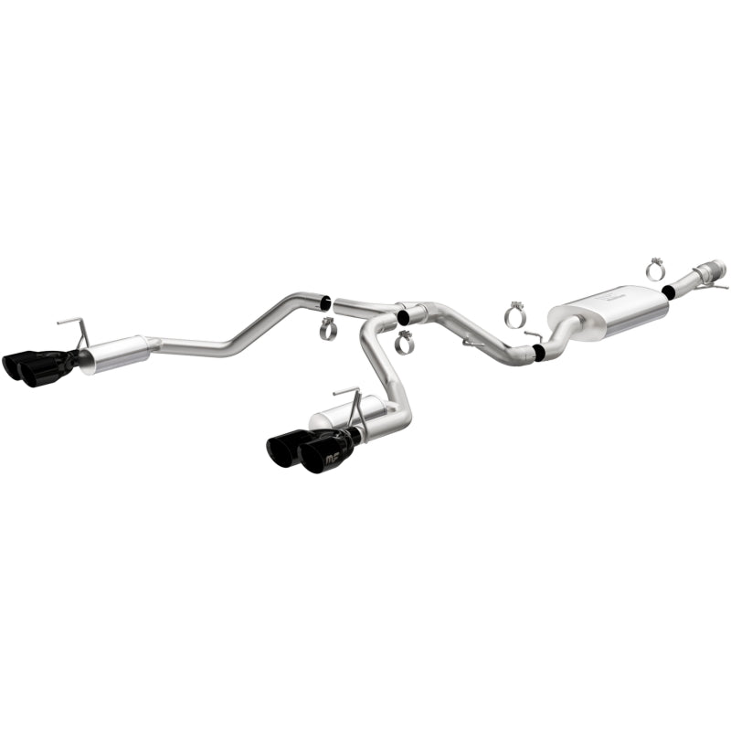 Magnaflow Cat-Back Performance Exhaust System for 2021 GMC Yukon V8 6.2L Street Series, shown installed on vehicle.