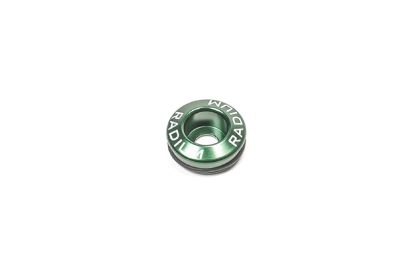 Radium Engineering Nissan fuel injector seat adapter, 25mm size, designed for precise engine tuning and injector fitting.