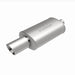 MagnaFlow muffler with tip, model RS 14X5X8, featuring a sleek exhaust design and polished metal finish.
