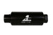 Aeromotive in-line fuel filter with AN-12 ORB fitting and 10 micron microglass element, designed for automotive fuel systems.