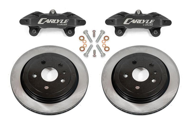 BMR Chevrolet Corvette C7 brake kit with 15-inch conversion solid rotors and black calipers for performance braking.