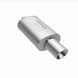 MagnaFlow muffler with tip, model Rs 14X5X8, 2.25/4, installed on a vehicle's exhaust system, showcasing durable construction.
