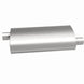 MagnaFlow Mag SS muffler with 22x5x11 inch size and 3x3 outlet, stainless steel construction, shown from angle on clean surface