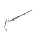 MBRP catback exhaust system for 2009-2013 Chevy/GMC 1500 4.8/5.3L trucks, single side AL P Series with polished finish.