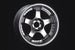 SSR SP1 Trail 17x8.5 silver forged wheel with +00 offset and 6x139.7 bolt pattern displayed from a side view.