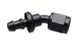 Vibrant 30-degree push-on hose end elbow fitting, -8AN size, made for high-performance automotive or fluid transfer applications.