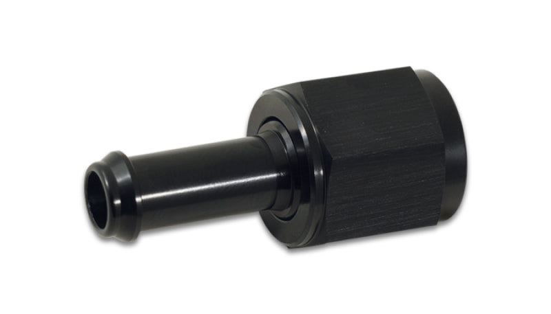 Vibrant female AN to hose barb straight adapter AN -4 fitting with 0.25-inch barb for automotive or fluid transfer applications