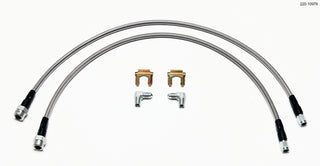 Wilwood brake line kit for 2007-2011 GM 1500/2500 front, 14.25-inch flexline kit with metal fittings and flexible brake hoses