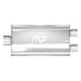 MagnaFlow Mag SS muffler with 22x5x11-inch dimensions for 2.5/3.5 inch exhaust systems, shown in the image.