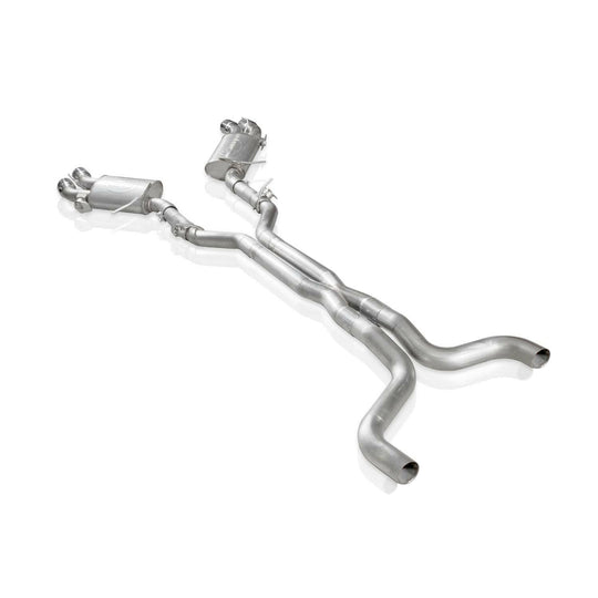 Stainless Works Catback exhaust with AFM and NPP valves and quad 4-inch tips on a 2016-24 Chevy Camaro SS.