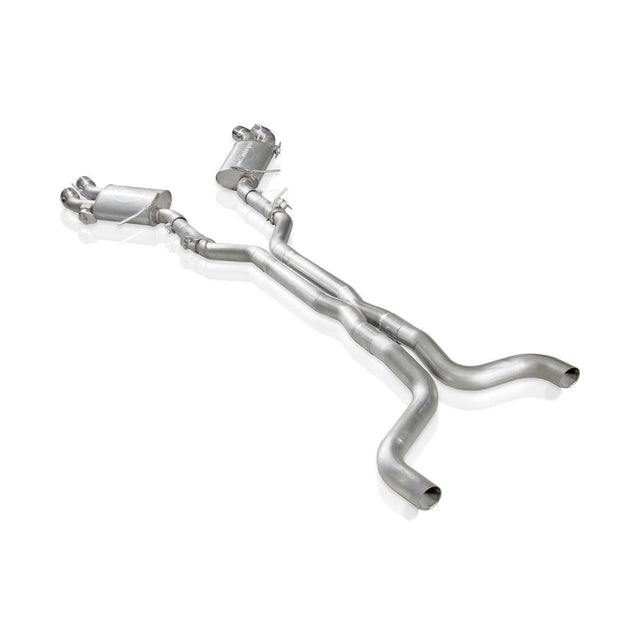 Stainless Works Catback exhaust with AFM and NPP valves and quad 4-inch tips on a 2016-24 Chevy Camaro SS.