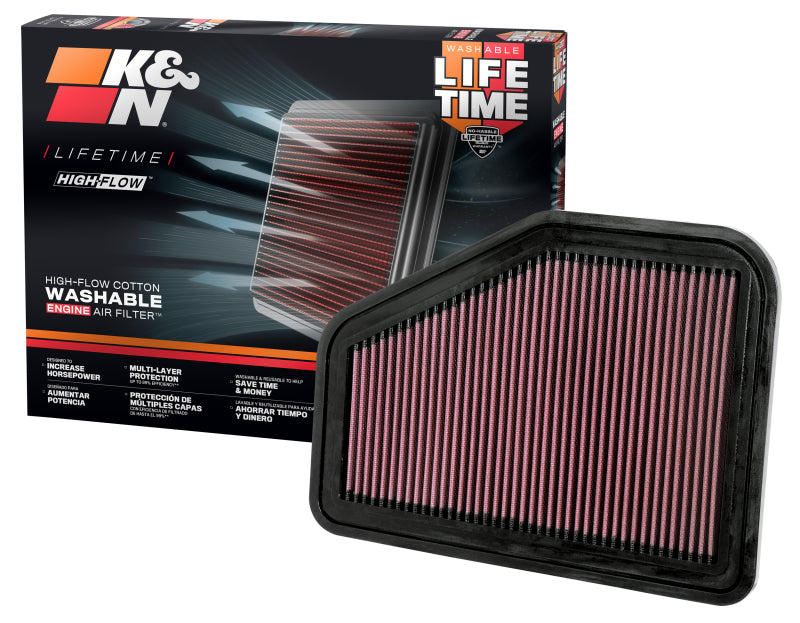 K&N Engineering drop-in air filter for 2006 Holden Commodore VE, designed to improve engine airflow and performance.