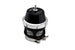 Black Turbosmart BOV Power Port blow off valve installed on a turbocharged engine system.