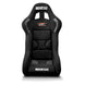 Sparco EVO L Carbon Black race seat with black upholstery and racing harness slots, designed for high-performance motorsport use.