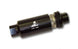 Aeromotive inline fuel filter with AN-12 ORB fittings and 10 micron microglass element for clean fuel filtration.