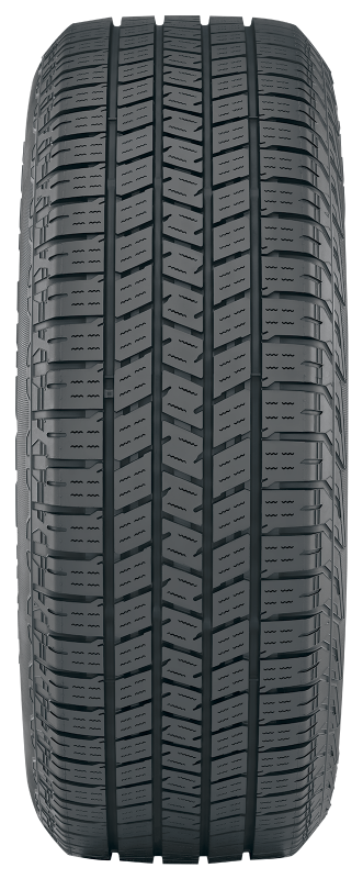 Yokohama Geolandar H/T 4 tire for on-road use, 265/65R17 116T size, with rugged tread pattern for light trucks or SUVs.