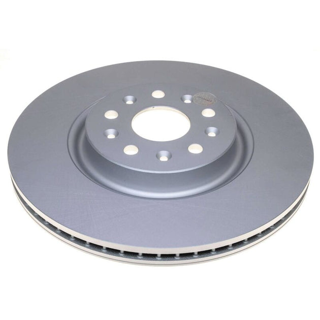 PowerStop rear evolution coated brake rotor for Chevrolet Corvette 2020-2021, OE cryo-treated high-performance brake component.