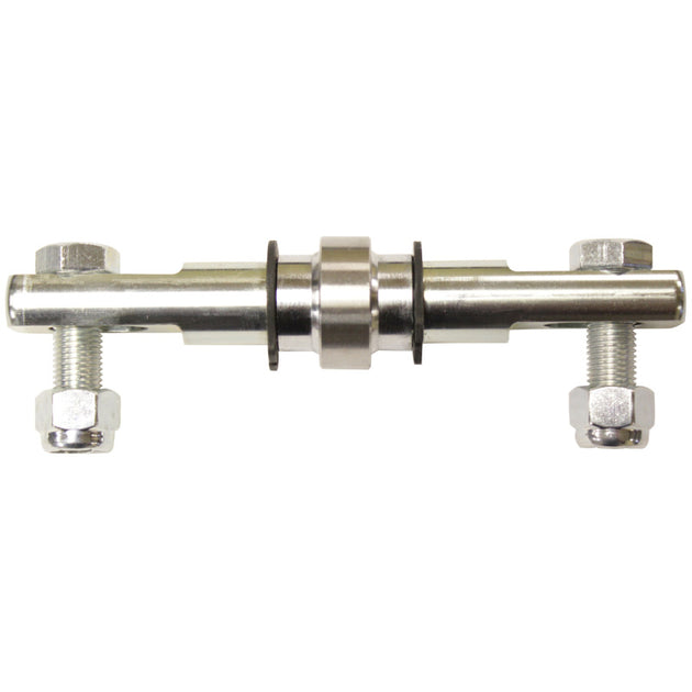 QA1 T-Bar Kit for shocks and struts, converts to T-Bar with 5/8 OD bushing, 5-inch bar, closed slots, automotive suspension component