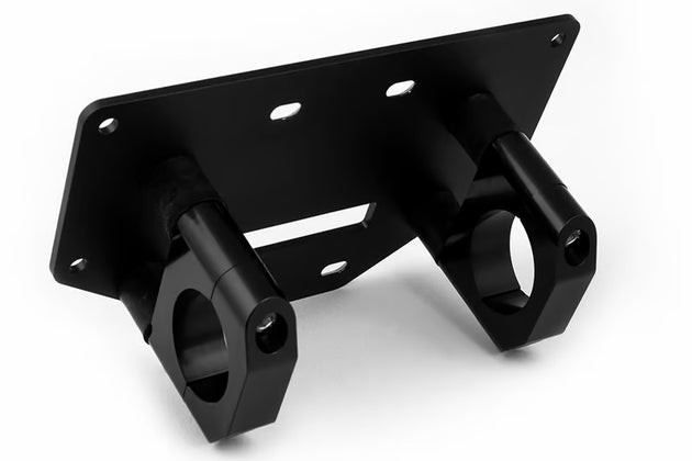 Haltech NEXUS R3 1.625-inch tube mount kit for gauge components, shown with mounting hardware and brackets for vehicle installation.