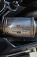 MBRP catback exhaust system for Chevrolet Corvette C8 20-24 with quad split rear exit and AFM Sims, metal construction