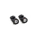 DeatschWerks USCAR to Denso (Sumitomo) PnP fuel injector connector adapter, showing the black plastic and metal contact points.