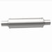 MagnaFlow Mag SS muffler with 14x4x4 inch dimensions and dual 2x2 inlet and outlet pipes, stainless steel construction.