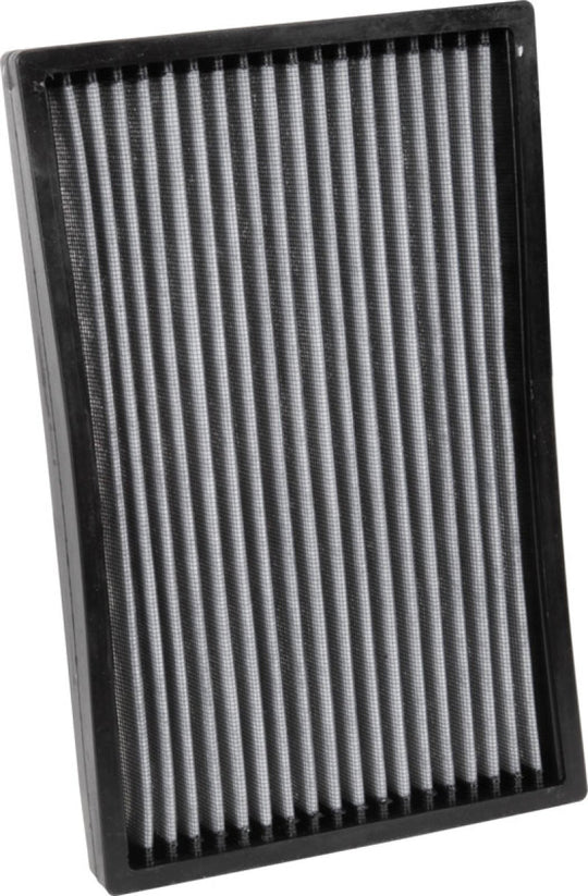 K&N Engineering cabin air filter for Chevrolet Corvette Z06 and ZR1, designed to improve air quality inside the vehicle.