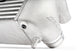 Silver AMS Performance intercooler with AMS logo for 2015+ Ford F-150 and Raptor 2.7L/3.5L EcoBoost engines.