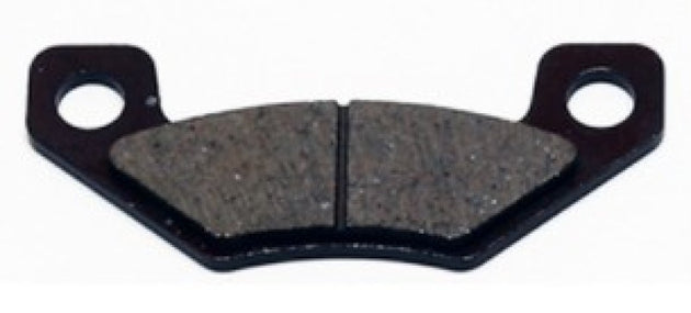 Wilwood BP-10 performance brake pad set for high-performance braking, showing dark brake pad material with branding details.